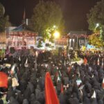 یکصدونهمین حضور شبانه زنجانی ها در میدان انقلاب