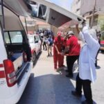 ۲ مصدوم بدحال آتش‌سوزی مسجدسلیمان به اهواز منتقل شدند