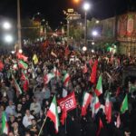 آئین وداع با سه شهید مدافع وطن در زنجان