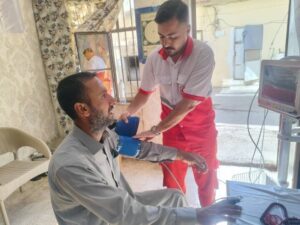استقرار ۳۶ پایگاه و ۲۰۰ نیروی عملیاتی هلال‌احمر کردستان در طرح اربعین