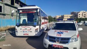 اعزام نخستین تیم‌های درمانی اورژانس همدان به مراسم تشییع رهبر شهید