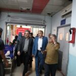 بازدید سرزده بازرس کل قضایی لرستان از بیمارستان شهدای عشایر خرم‌آباد
