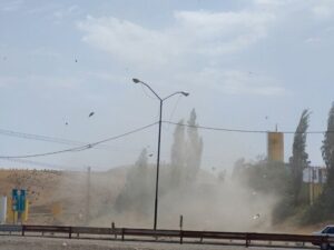 تداوم خیزش گرد و خاک و افزایش ابر در استان مرکزی