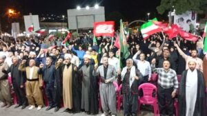 تکرار حماسه حضور در شهر سنندج با طنین شعارهای استکبارستیزی