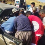 حادثه رانندگی در محور سنندج–مریوان با سه حادثه‌دیده
