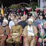 حماسه همدلی در تجمع شبانه سرزمین مجاهدت‌های خاموش