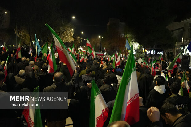 رجزخوانی در اجتماع «نحن منتقمون» کرمانشاه طنین‌انداز شد