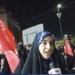 سنندجی‌ها با حضور در تجمع شبانه بر حمایت از انقلاب و رهبری تأکید کردند