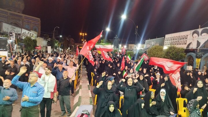 صد و سی و پنجمین حضور حماسی مردم آستانه اشرفیه