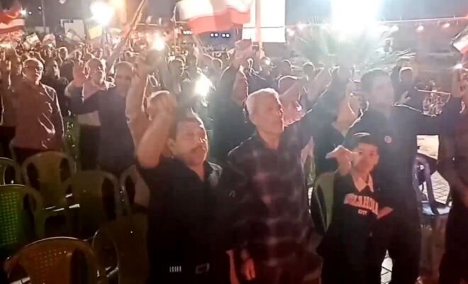 ضیاءآباد در شب ۱۳۸ «سنگر خیابان»؛ تداوم حضور مردمی در حمایت از ایران