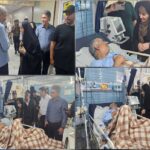 عیادت و تجلیل وزیر راه و شهرسازی از ایثارگران راه‌آهن هرمزگان