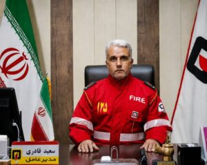 قادری: آتش‌نشانان کرمانشاه به‌صورت شبانه‌روزی در مرز خسروی مستقر شدند