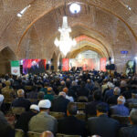 مراسم خونخواهی رهبر شهید در تبریز با حضور گسترده بازاریان و اقشار مردم