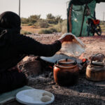 موکب های مردمی و ساده در مسیر چذابه