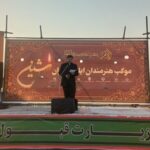 نذر فرهنگی در موکب شین؛ هنر رسانه‌ترین زبان برای انتقال پیام عاشورا