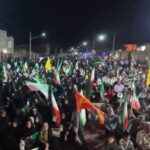 نمایش اقتدار مردم بهاباد در خیابان