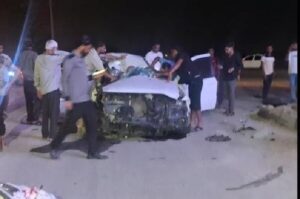 واژگونی خودرو در محور سردشت _ پیرانشهر ۳ مصدوم و یک فوتی برجای گذاشت