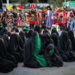 ورود نمادین کاروان اسرا به شهر شام در مشهد