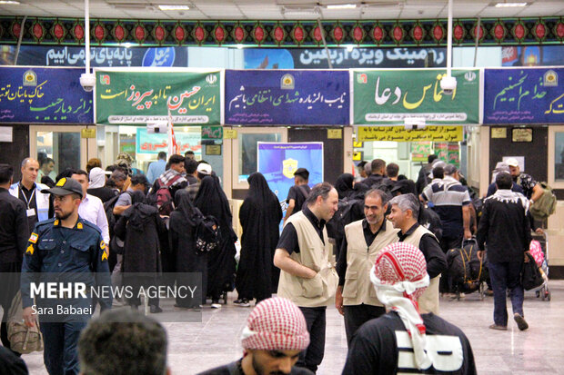 وضعیت تردد زائران اربعین از مرز خسروی؛ شامگاه چهارشنبه