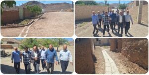 پروژه زیرسازی معابر روستای بیدشک اردستان به بهره‌برداری رسید