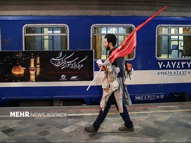 پیش‌بینی قطار فوق‌العاده برای زائران اربعین در یزد