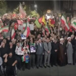 کلاله یکصدا با مقاومت؛ اجتماع شبانه مردم در حمایت از آرمان‌های انقلاب