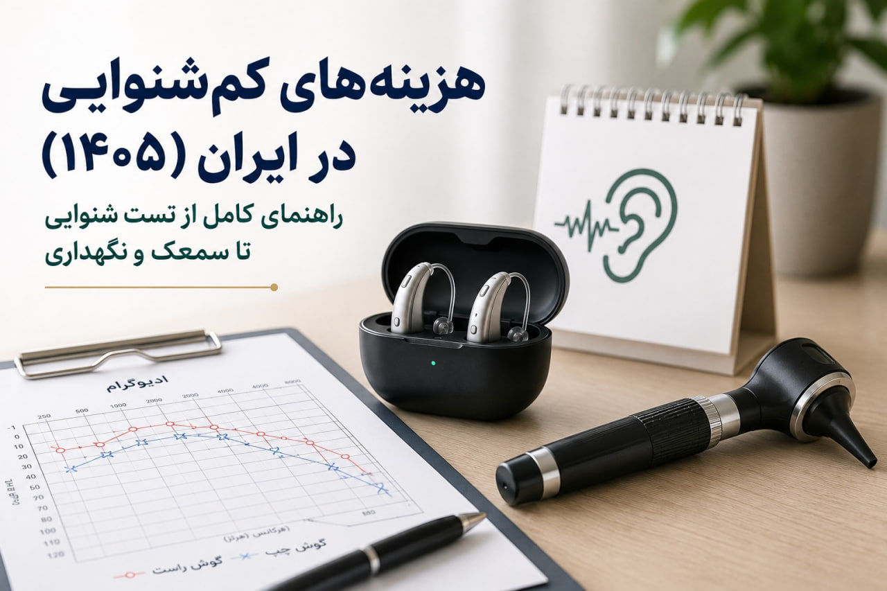 هزینه‌های کم‌شنوایی در ایران (۱۴۰۵)؛ راهنمای کامل از تست شنوایی تا سمعک و نگهداری