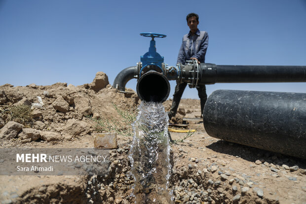 آبرسانی به روستاهای شمال گنبدکاووس شتاب می‌گیرد
