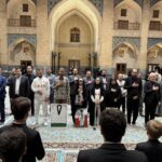 آیین قرائت سوگند و اعطای پرچم به پرچمداران کاروان ایران برگزار شد