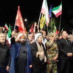 اجتماع شبانه پرشور سلماسی‌ها در حمایت از نیروهای مسلح
