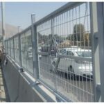 اجرای عملیات نصب حفاظ میانی بر روی نیوجرسی‌های آزادراه تهران–کرج–قزوین