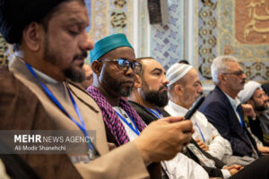 اختتامیه چهلمین کنفرانس بین‌المللی وحدت اسلامی در حرم رضوی
