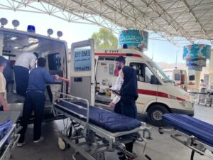 ارائه ۲۱۸ خدمت فوریت‌ پزشکی به شرکت‌کنندگان جاماندگان اربعین در مرکزی