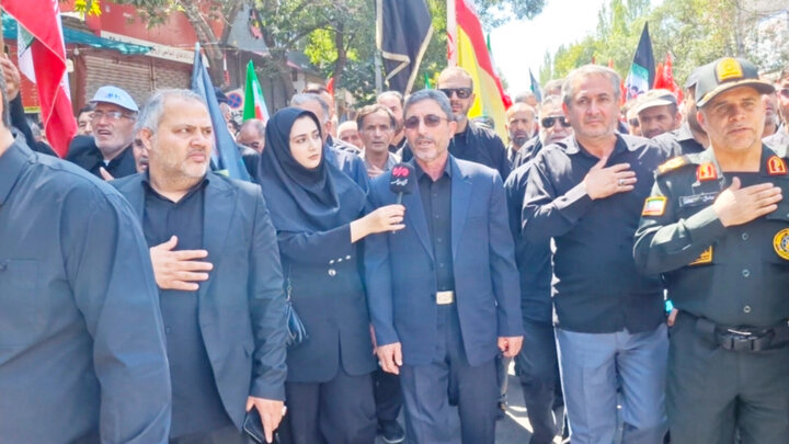 از حرم تا حرم؛ عاشقان حسینی در اردبیل مسیر دو امامزاده را پیمودند