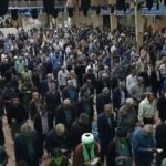 اقامه نماز استغاثه به ساحت مقدس امام زمان(عج) در حسینیه شهدای اراک