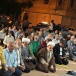 اقامه نماز استغاثه در یکصد و هفتاد و چهارمین میعاد شبانه چناران
