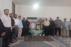اهدای لوح سپاس رئیس سازمان تبلیغات اسلامی به خانواده شهیدان «بازگیر»