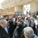 بازدید «شینا انصاری» از محل ورود آب از افغانستان به ایران