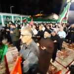 بزرگداشت چهلم تدفین «آقای شهید ایران» در تجمع مردمی کاشمر