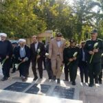 تجدید میثاق مسئولان نهاوندی با آرمان‌های شهدا در آغاز هفته دولت