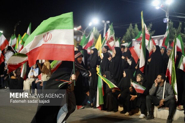 تداوم میدان‌داری کرمانی‌ها در شب‌های اقتدار ملی