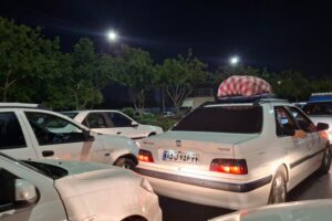 ترافیک سنگین در خیابان های منتهی به حرم رضوی
