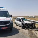 تصادف در محور همدان- ساوه با ۸ مصدوم بر جای گذاشت