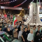 حضور حماسی مردم آستانه در صد و هفتاد و ششمین اجتماع شبانه