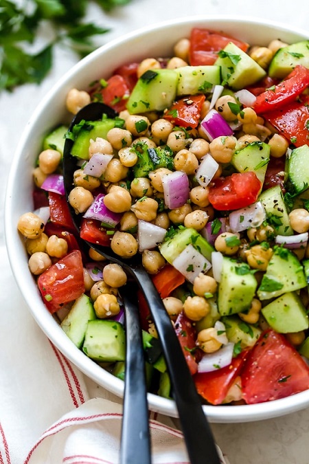 غذای رژیمی با گوجه,سالاد رژیمی با گوجه