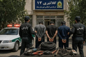 دستگیری سارقان ساختمان‌های نیمه‌کاره در میانه
