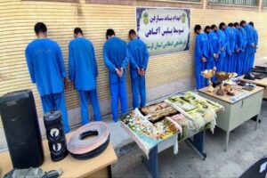 دستگیری ۱۸ سارق و کشف ۱۲۰۰ میلیارد ریال اموال مسروقه در لرستان