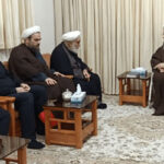 دیدار رئیس دفتر رهبر شهید انقلاب اسلامی با آیت‌الله جوادی آملی