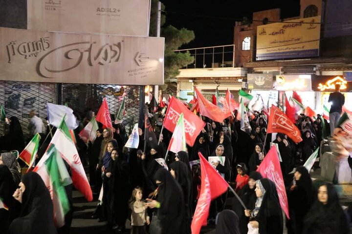 راهپیمایی مردم ماسال در یکصد و هفتاد و سومین شب مقاومت