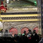زائران در پناه امام رضا(ع)؛ حال و هوای حرم رضوی